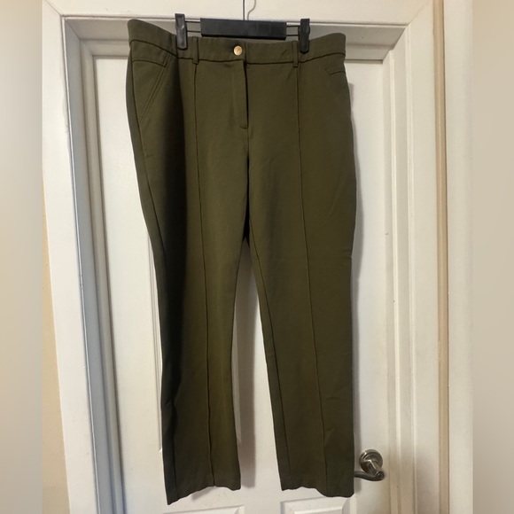 Chico’s So Slimming Elyse Pants - Hunter Green - Size 3 (16) - Picture 1 of 4